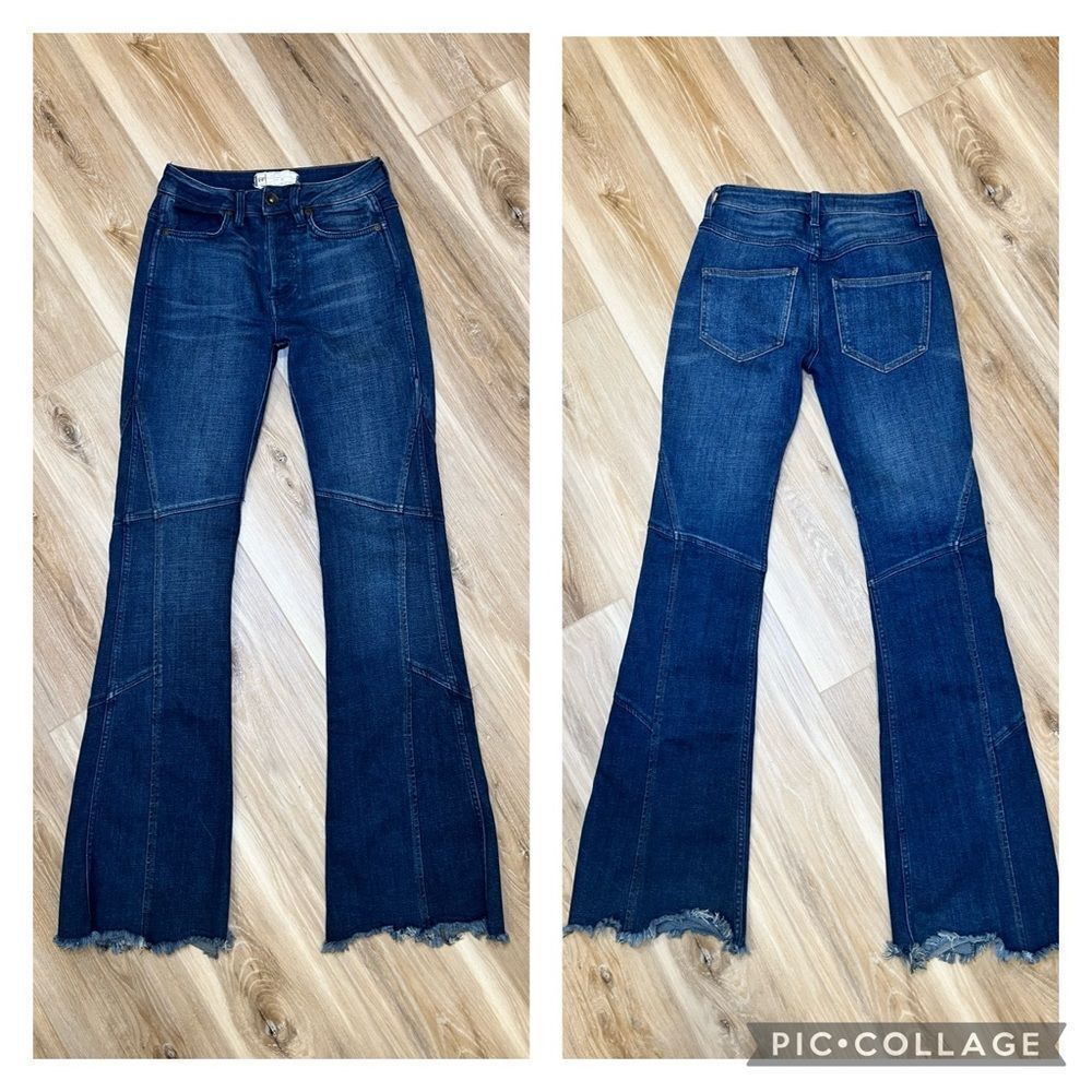 FREE PEOPLE Flare Jeans Size 24